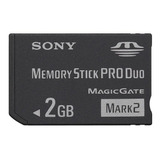 Cartão De Memória Sony Psp Memory Stick Pro Duo 2gb Mark2