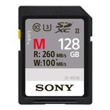 Cartão De Memória Sony Sf m128 Series 128gb