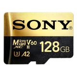 Cartão De Memória Sony Xc Ii 128gb Micro Sd V60 A2 U3