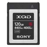 Cartão De Memória Sony Xqd g120f G Series 120gb Leitor