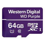 Cartão De Memória Western Digital Wdd064g1p0a Wd Purple 64g