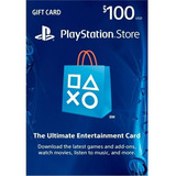 Cartão De Regalo Playstation Sony Eeuu Saldo 100 Usd Formato Digital
