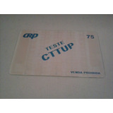 Cartão De Teste Teste Cttup Azul Venda Proibida 2