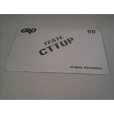 Cartão De Teste Teste Cttup Preto Venda Proibida