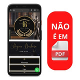 Cartão De Visita Digital E Interativo modelo Online 