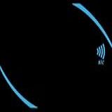 Cartão Eletrônico NFC De Visitas Básico Preto Basico