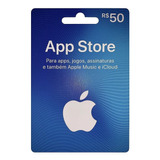 Cartão Gift Card App Store R 50 Apple Itunes Brasil