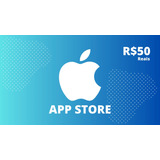 Cartão Gift Card App Store Reais Itunes Brasil Apple 50 Reais