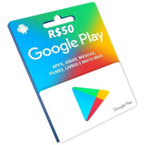 Cartão Google Play Brasil R 50