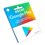 Cartão Google Play Brasil R Reais
