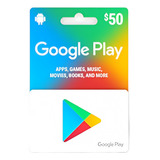 Cartão Google Play Store Gift Card R 50 Para Android