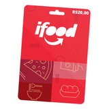 Cartão Ifood Giftcard R 20 Reais Envio Imediato