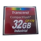 Cartão Memoria 32gb Compact Flash Cf170 Industrial Transcend