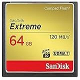 Cartão Memória 64gb Compact Flash Sandisk Cf Extreme 120mb S