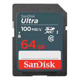 Cartão Memória 64gb Sdhc Ultra 80mbs Classe 10 Orig Sandisk