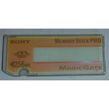 Cartão Memória Câmera Memory Stick Pro Sony 256mb usado 