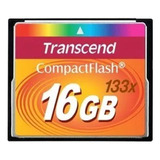 Cartão Memória Compact Flash Cf 16gb Transcend 133x