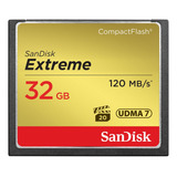Cartão Memória Extreme Compact Flash 32gb
