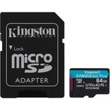 Cartão Memória Kingston Micro Sd Xc 64gb 170mb s Canvas Plus