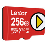 Cartão Memória Lexar Micro Sdxc 256gb Play 150mbs