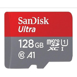 Cartão Memória Micro Sd Sandisk 128gb Ultra Nf