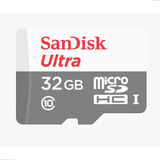 Cartão Memória Micro Sd Sandisk 32gb Ultra Classe 10