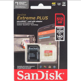 Cartão Memória Micro Sd Sandisk 512gb Extreme 200mb Lacrado