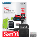 Cartão Memória Micro Sd Sandisk 64gb Classe10ultra Original