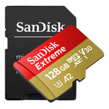 Cartão Memória Micro Sd Sandisk Extreme 128gb A2 Original Nf