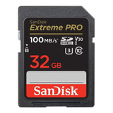 Cartão Memória Original 32gb 100mbs Sandisk Extreme Pro 4k 