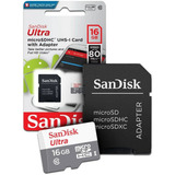 Cartão Memória Sandisk 16gb Micro Sdhc
