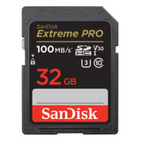 Cartão Memória Sandisk 32gb Extreme Pro 100mbs Uhs i C10