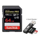 Cartão Memória Sandisk 64gb Extreme Pro