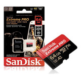 Cartão Memória Sandisk Extreme Pro 64gb 200mb s Original Nfe
