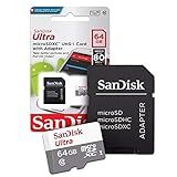 Cartao Memoria Sandisk Micro Sd 80mb S 64gb Galaxy J5 J7