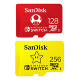 Cartão Memória Sandisk Microsdxc 128gb 256gb