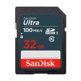 Cartão Memória Sandisk Ultra 100mbs 32gb Sdhc Original