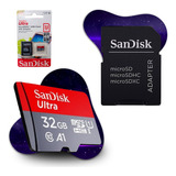 Cartão Memória Sandisk Ultra 32gb 48mb s Classe 10 Micro Sd
