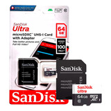 Cartão Memória Sandisk Ultra C Adaptador 64gb Sdsquns 064g