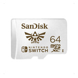Cartão Memória Sandisk64gb Nintendo Switch Micro Sd Original