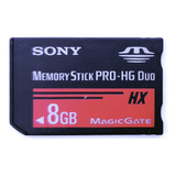 Cartão Memory Stick Pro Duo Psp Original Sony 8gb Sony