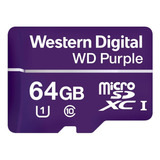 Cartão Micro Sd 64gb 32tbw Wd Purple