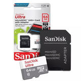 Cartão Micro Sd 64gb Ultra 80mb s Classe 10 Sandisk Oferta