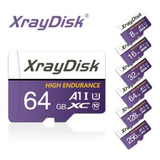 Cartão Micro Sd Classe 10 4k Xraydisk 64gb Adaptador Incluso