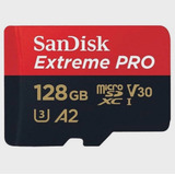 Cartao Micro Sd Sandisk Extreme Pro 128gb 200mbs Adaptador