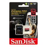 Cartão Micro Sd Sandisk Extreme Pro 64gb Original Lacrado