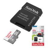 Cartão Micro Sd Ultra 16gb Sandisk 80mb s Classe 10