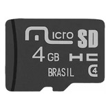 Cartão Micro Sdhc 4gb Cl 4