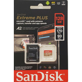 Cartão Microsd 128gb Extreme Pro A2