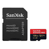 Cartão Microsdxc 128gb Sandisk Extreme Pro 200mb s Uhs i V30